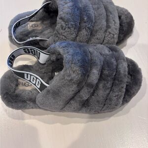 UGG Soft Gray Slippers